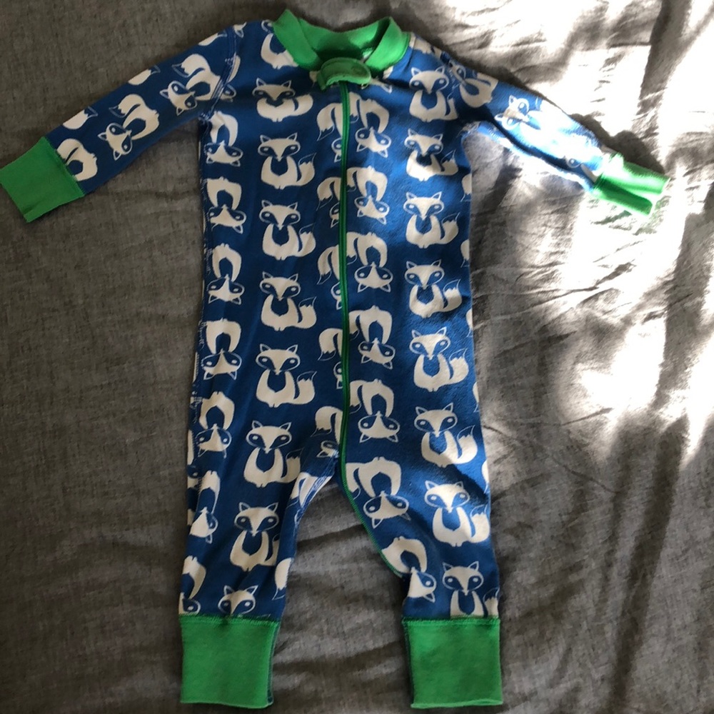 Hanna Andersson baby one piece pajama 60 6-9 month